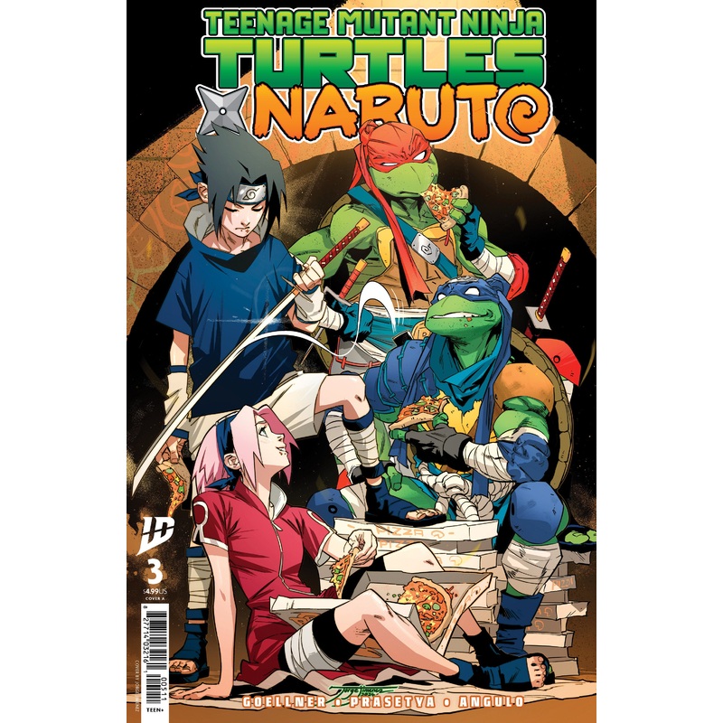 Teenage Mutant Ninja Turtles X Naruto #3 Cover A (JimNez)
