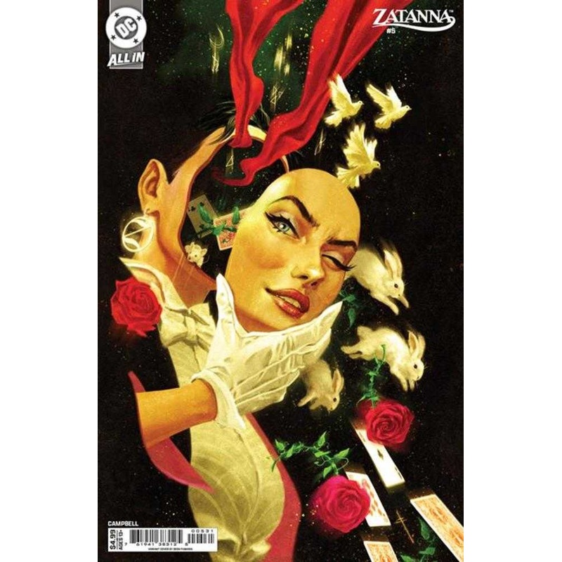 Zatanna #5 (Of 6) Cover C Sebastian Fiumara Card Stock Variant